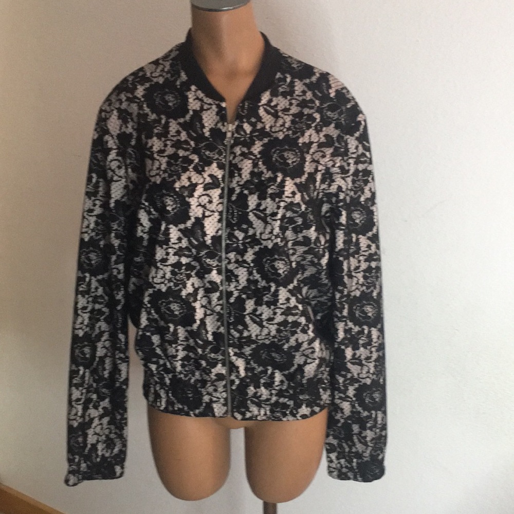 New Lace Bomber Lightweight Jacket M